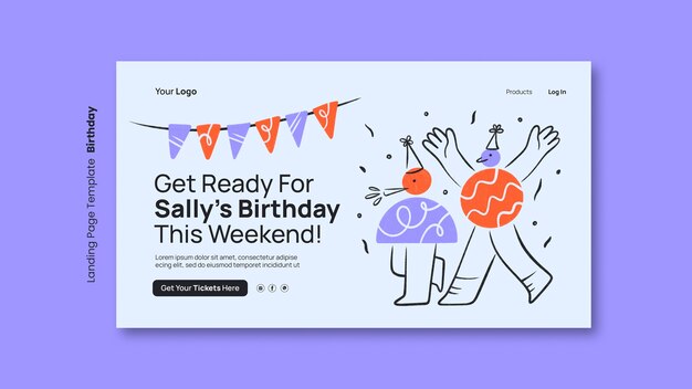 birthday  template design