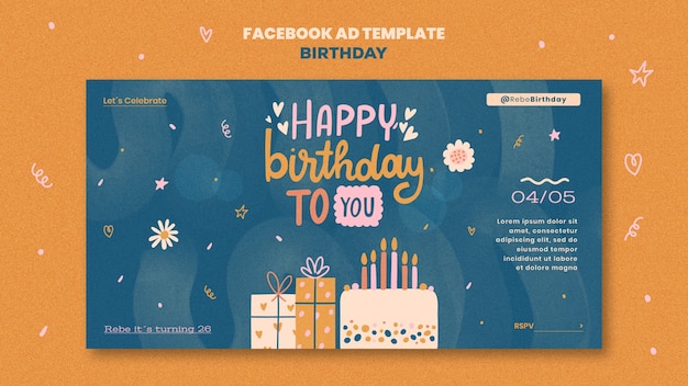 birthday template design