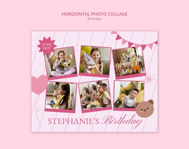 Birthday template design