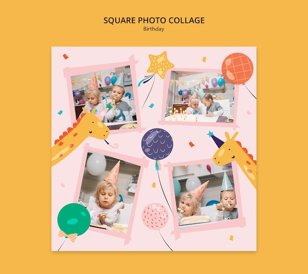 birthday template design