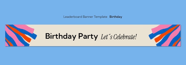 Birthday  template design