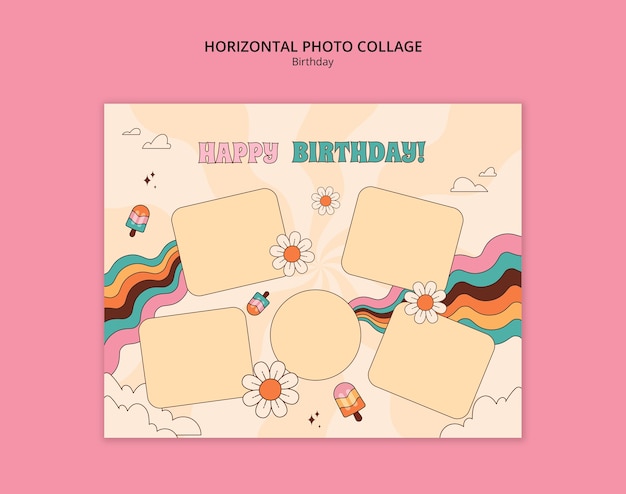 Birthday template design