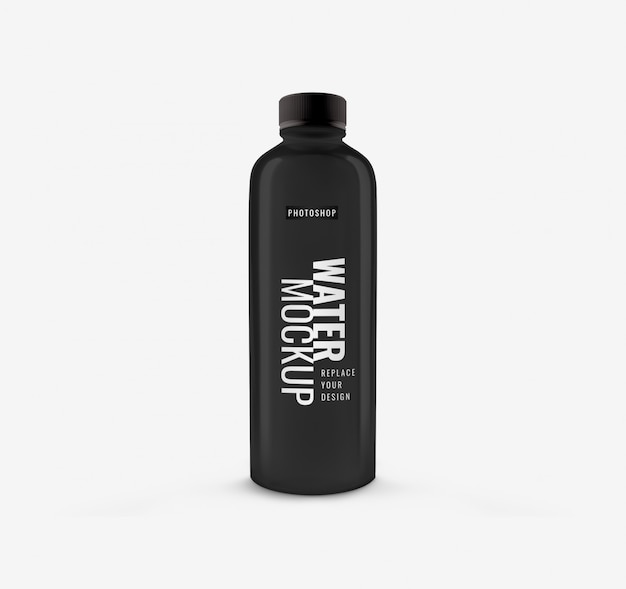 Download Black bottle water mockup | Premium PSD File