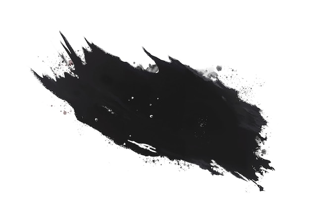 검은색 브러시 스트로크