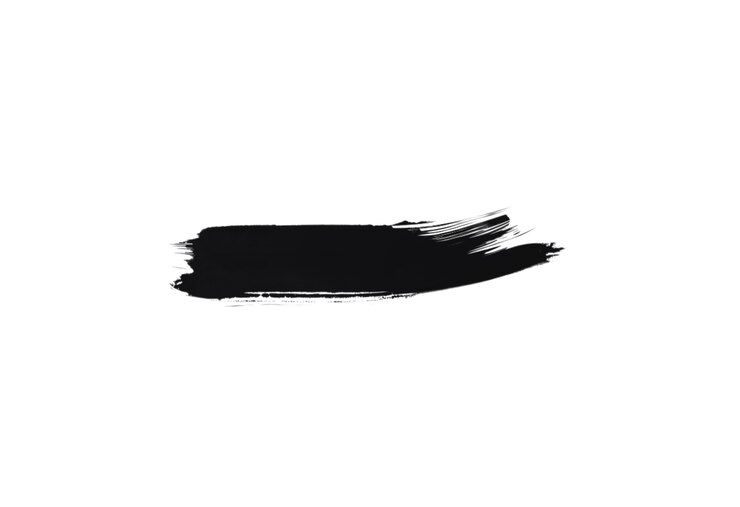 Free PSD black brush stroke