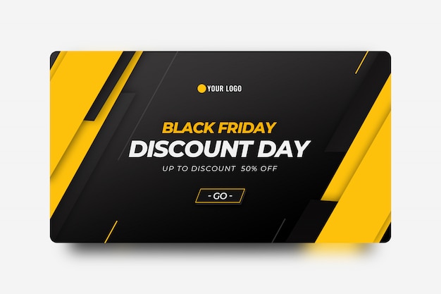 Black friday banner template