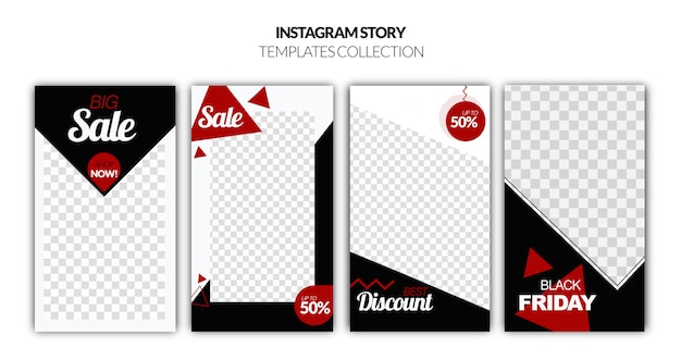 Black friday instagram stories template