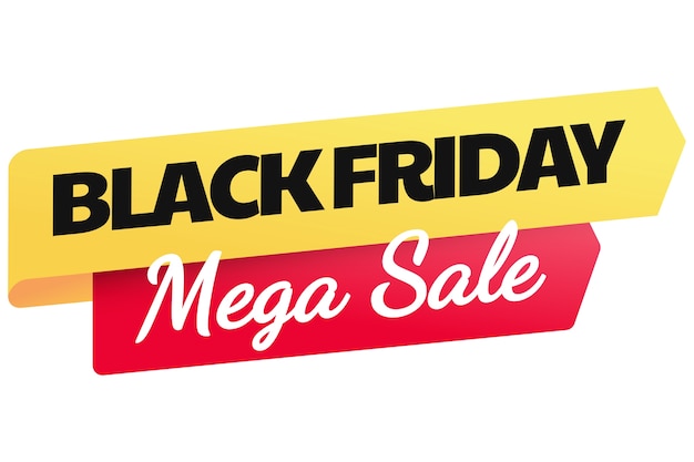 black friday label design