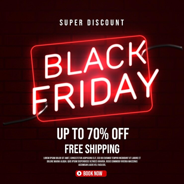 Free PSD black friday sale social media post