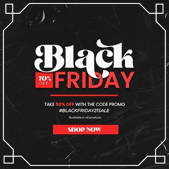 Black friday super sale frame with text composition