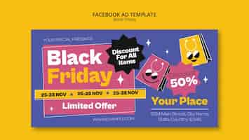 Free PSD black friday template design