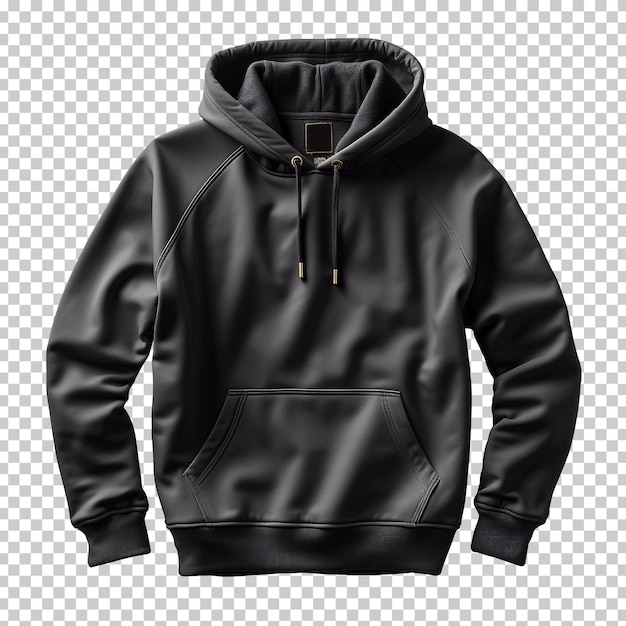 Free PSD black hoodie mockup
