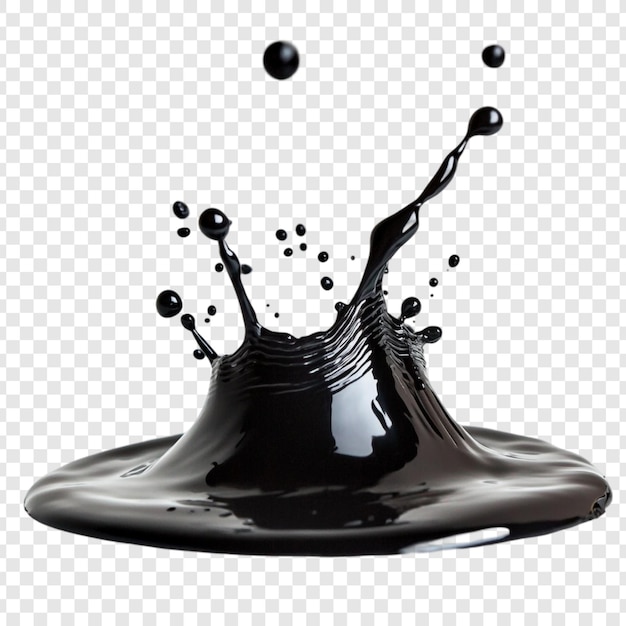 Black Liquid Splash Abstract Art Photography