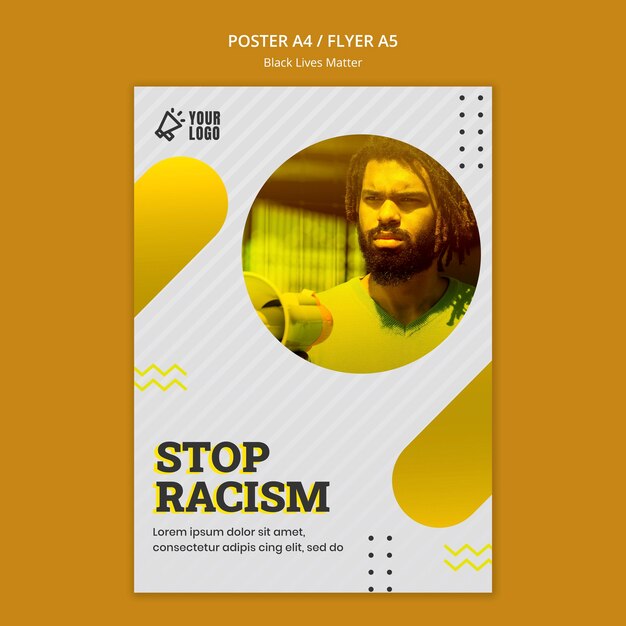 black lives matter poster theme