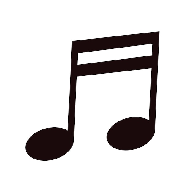 Free PSD black music note