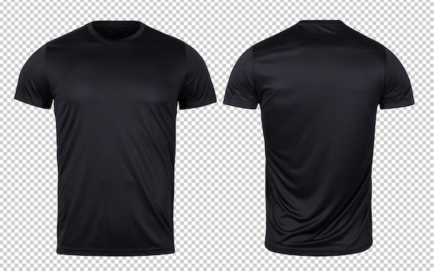 Download Black tshirts mockup front and back | Premium PSD File