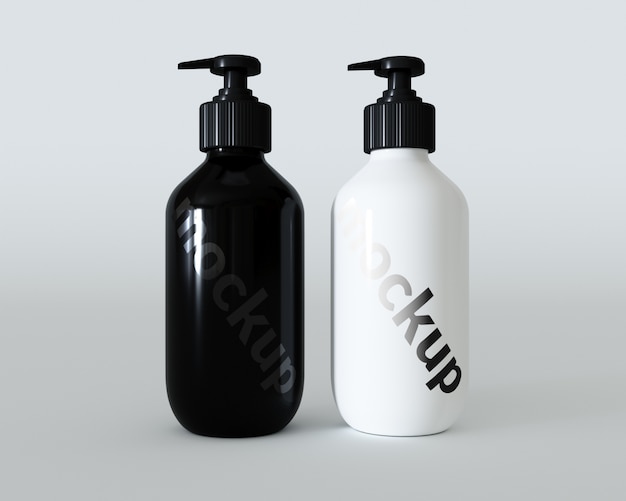 Get a Stunning Black and White Packaging Mockup Template – Perfect for Showcasing Your Website Design