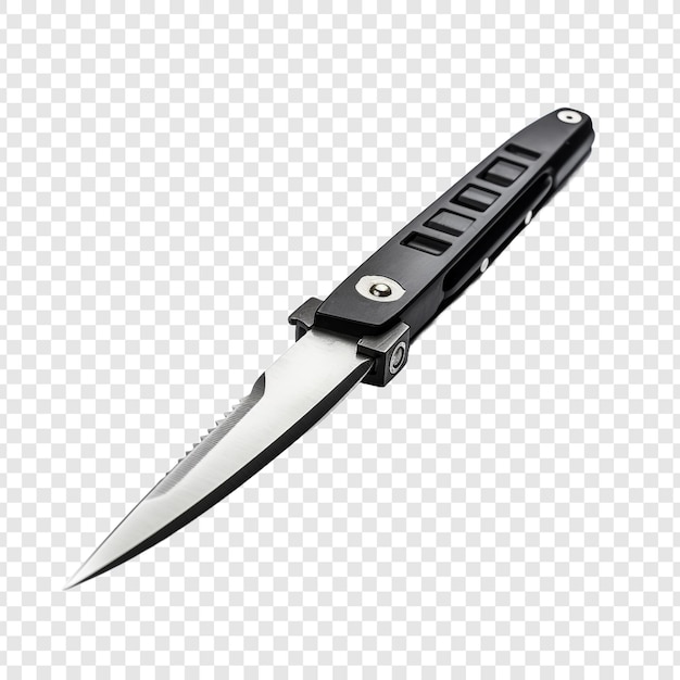 Free PSD blade of a snap off knife isolated on transparent background