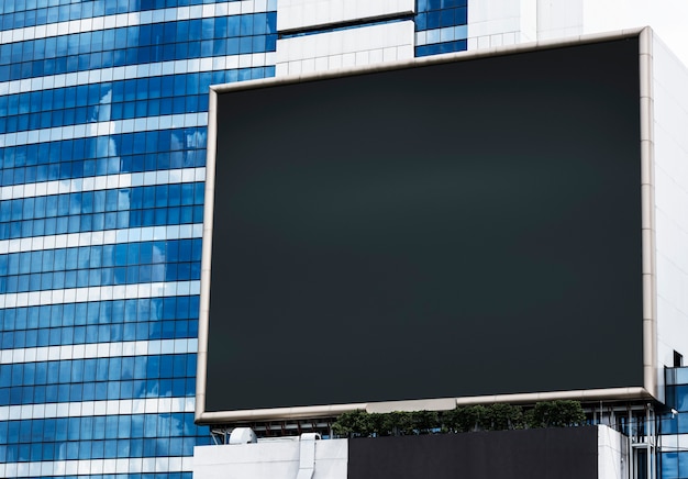 Blank billboard mockup