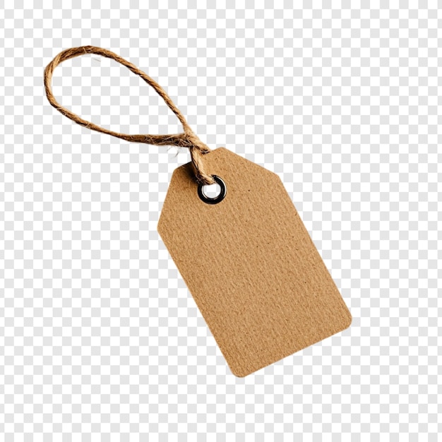 Blank Brown Kraft Paper Gift Tag with Jute Twine
