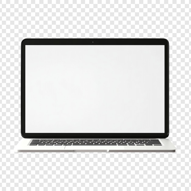 Free PSD blank laptop screen mockup modern technology clean design