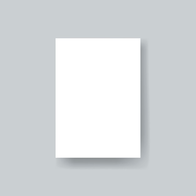 白紙のパンフレットテンプレートモックアップベクトル