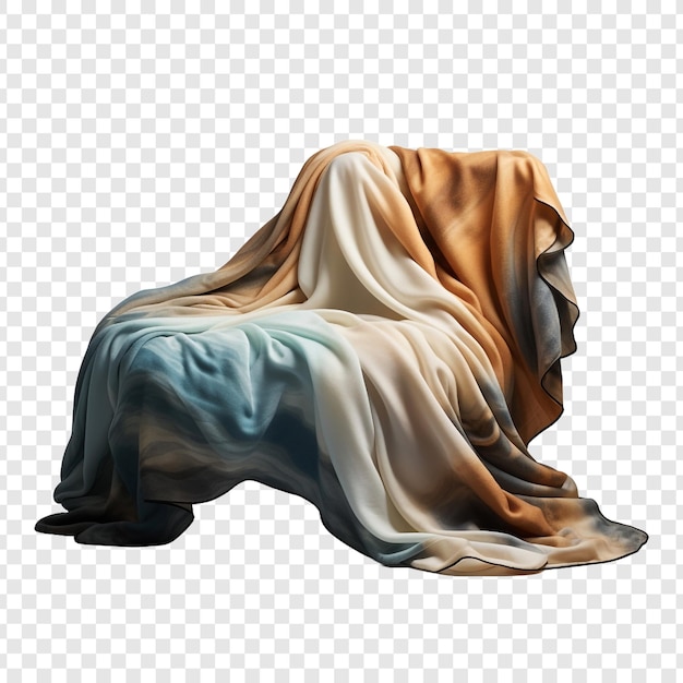 Free PSD blanket isolated on transparent background