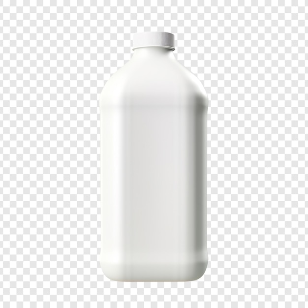 PSD gratuito sbiancante bottiglia isolata su sfondo trasparente