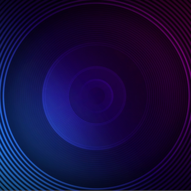 Free PSD blue circle background