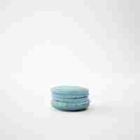 Free PSD blue sweet macaron