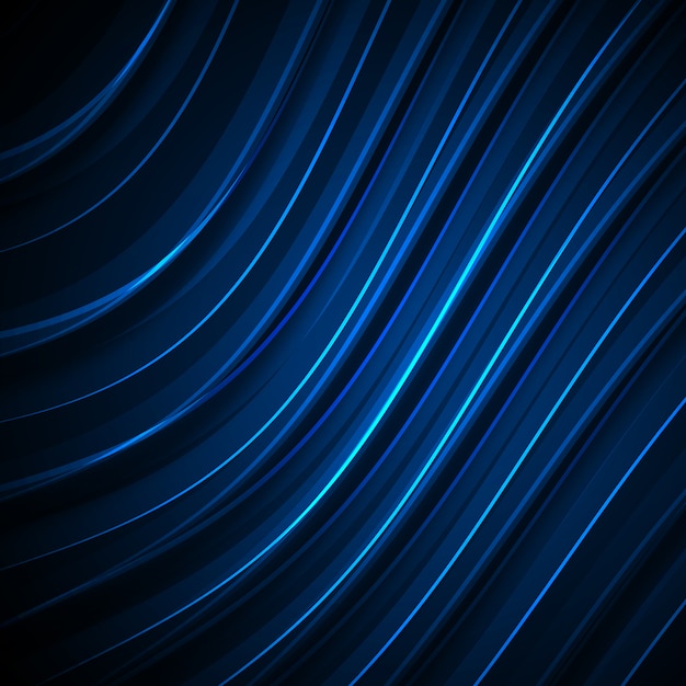 Blue wavy background