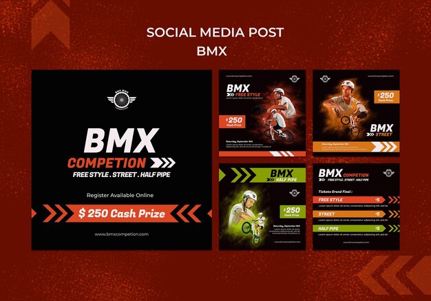 Bmx social media posts