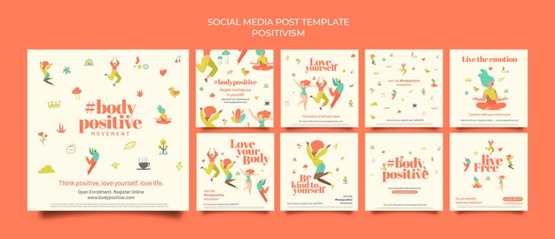 Body positive social media posts