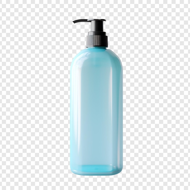 Бесплатный PSD Флакон для мытья тела, изолированный на прозрачном фоне