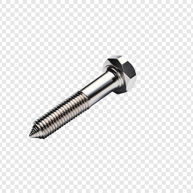 Free PSD bolt isolated on transparent background