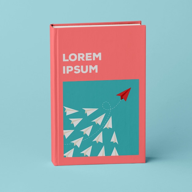 Book cover mock-up arrangement Free Psd