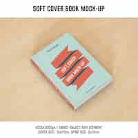 Free PSD book cover mock up design