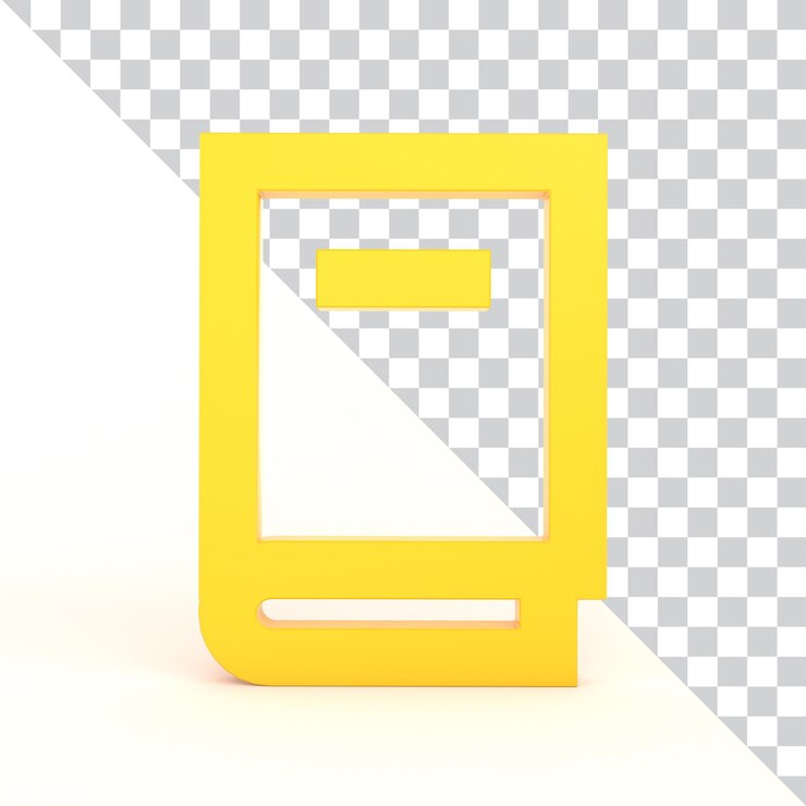 無料PSD ブックアイコン フロントサイド
