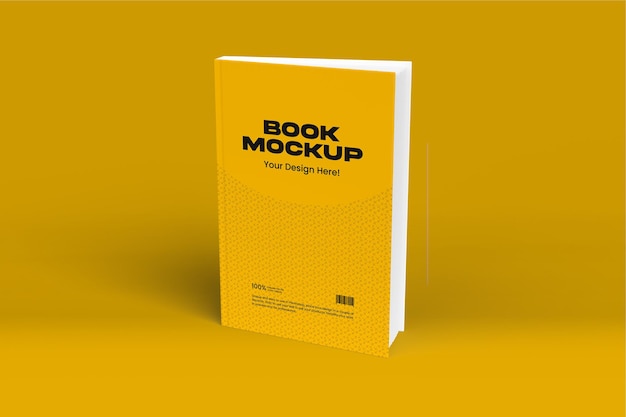 Book mockup design in 3d rendering