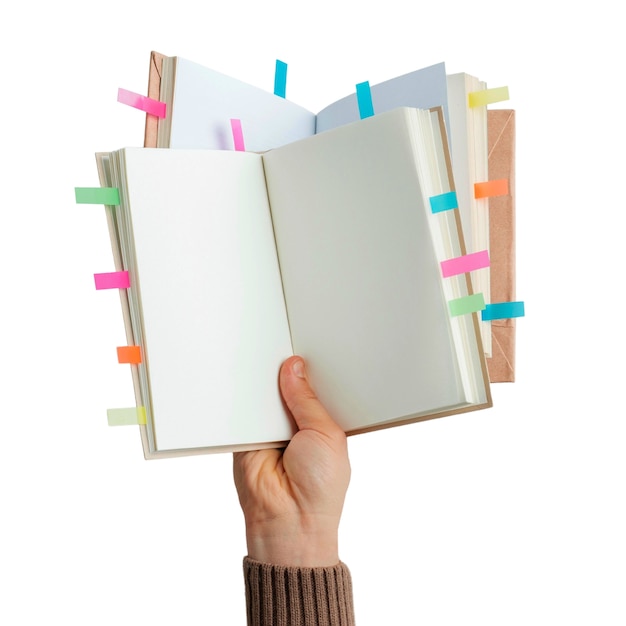 Books pile isolated