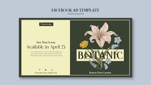 Botanical garden template design