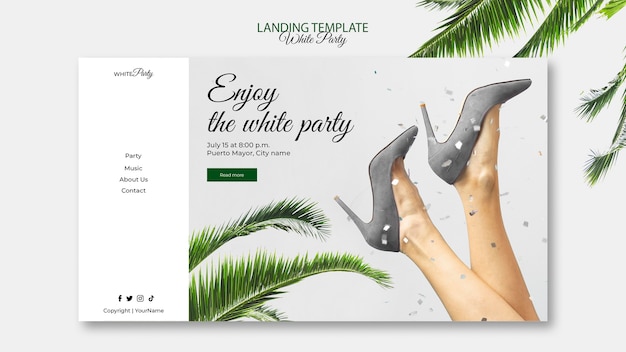 Botanical white party