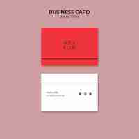 Free PSD botox filler business card template