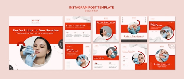 Free PSD botox template design