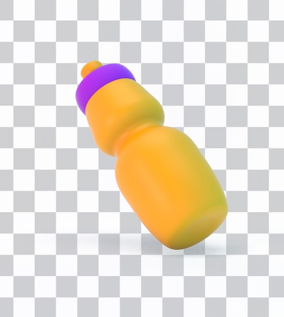 Free PSD bottle right side