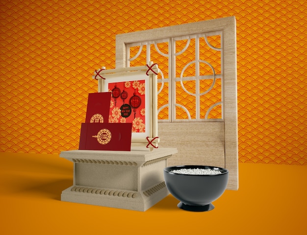 Download Chinese new year illustration with a bowl of rice | Free ...