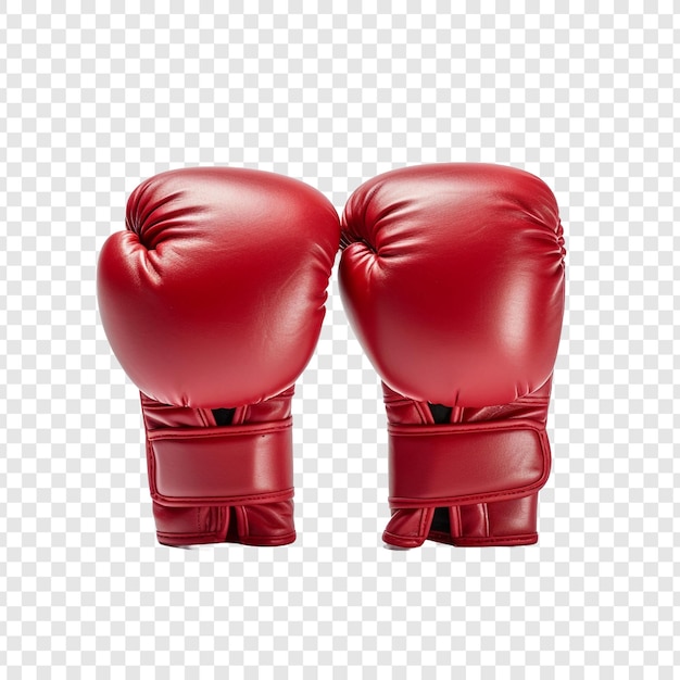 Boxing gloves isolated on transparent background