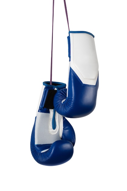 Free PSD boxing gloves isolated