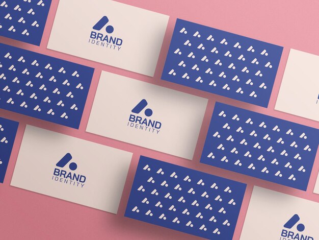 Branding business card mockup