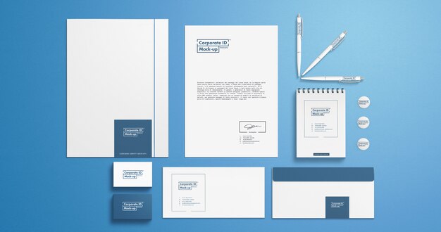 Download Premium Psd Branding Identity Mock Up Set For
